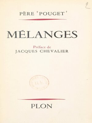 cover image of Mélanges
